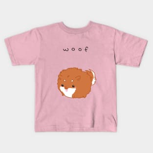 Pomeranian t-shirt design Kids T-Shirt